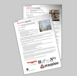 Scorpion Application Sheets